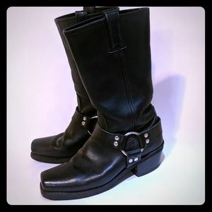 Frye harnesss 12r black boot